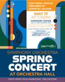 Orchestra Hall Spring 2026 Poster (Time Abounds)
